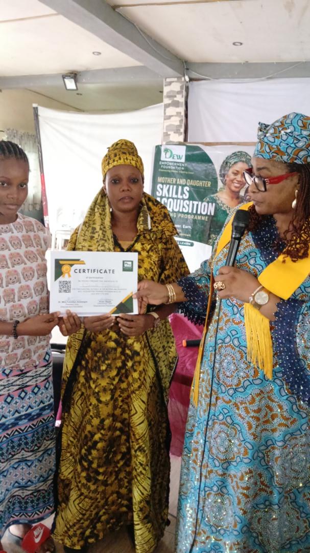 Certificate presentation during the Enterprise Hub programme